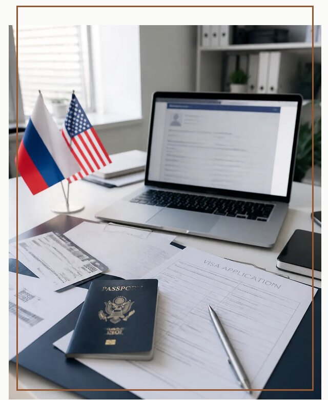 Оформление визы в США для туристов и бизнеса в Малгобеке