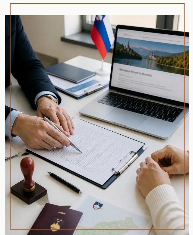 Оформление вида на жительство в Словении под ключ в Малгобеке